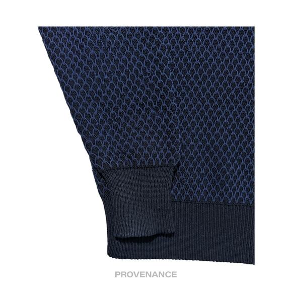 🔴 Givenchy Basketball Net Crewneck Sweater - Navy Blue XS - Picture 5 of 8